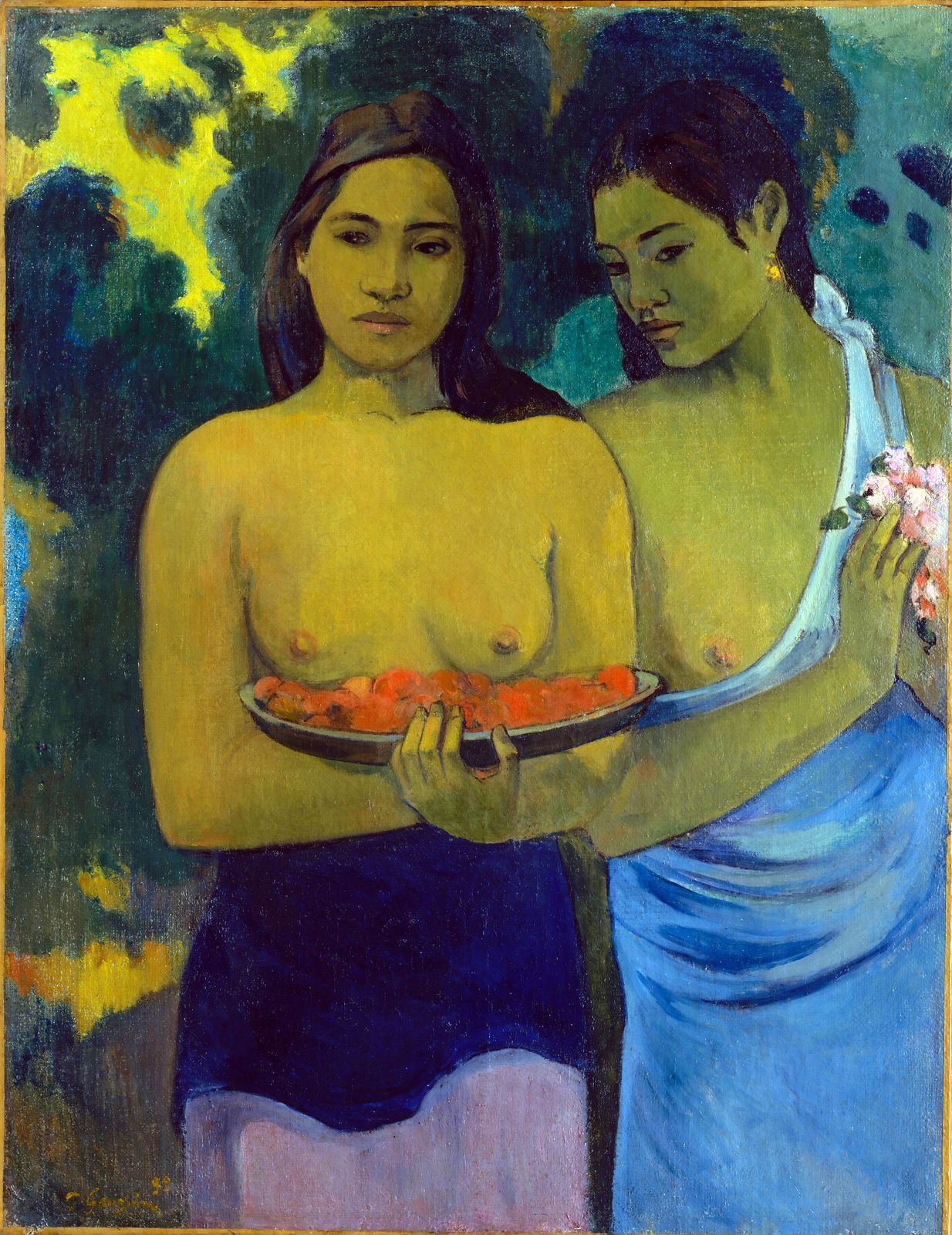 Поль Гоген - Две таитянские женщины